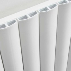 Scudo Korali White 1800 x 565mm Vertical Single Designer Radiator