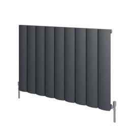 Scudo Korali Carbon Anthracite 600 x 850mm Horizontal Single Designer Radiator