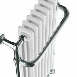 Scudo Ilkley 1130 x 554mm 7 Column Traditional Towel Rail