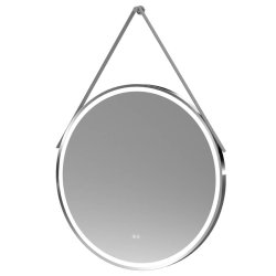 Nuie Salana Chrome 800mm Round LED Mirror