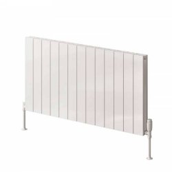 Reina Casina Double Horizontal White Aluminium Radiator 600 x 470mm