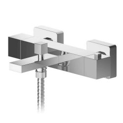 Nuie Sanford Chrome Wall Mounted Thermostatic Bath Shower Mixer