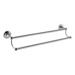 Nuie Chrome Traditional Double Towel Rail