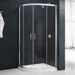 Merlyn Mbox 800mm Chrome Two Door Quadrant Shower Enclosure