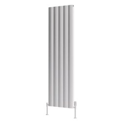 Reina Belva Double Vertical White Aluminium Radiator 1800 x 308mm