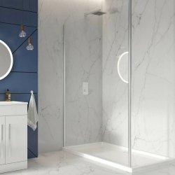 Essential Spring2 700mm Wetroom Panel