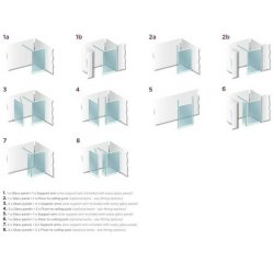 Essential Spring2 700mm Wetroom Panel