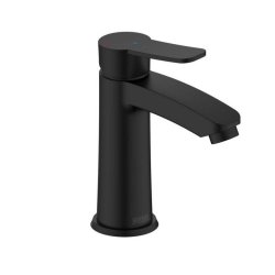 Bristan Appeal Black Eco Start Basin Mixer with Clicker Waste