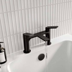 Bristan Frammento Black Bath Filler Tap