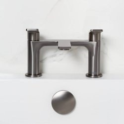 Bristan Frammento Gunmetal Bath Filler Tap