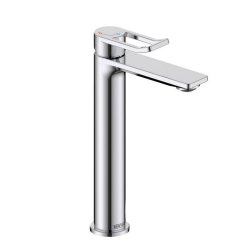 Bristan Saffron Chrome Eco Start Tall Basin Mixer with Clicker Waste