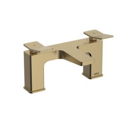 Bristan Tangram Brushed Brass Bath Filler