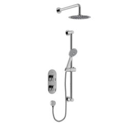 Bristan Saffron Chrome Concealed Dual Control Shower Pack