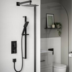 Bristan Delgado Black Concealed Shower Pack