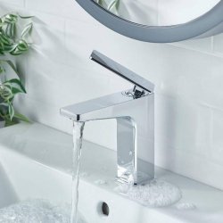 Bristan Delgado Chrome Eco Start Basin Mixer with Waste