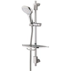 Bristan Commercial Chrome Multi Function Extended Slide Bar Shower Kit