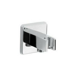 Bristan Contemporary Chrome Square Wall Outlet with Handset Holder Bracket