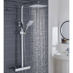 Bristan Craze2 Chrome Adjustable Rigid Riser Diverter Bar Shower Mixer