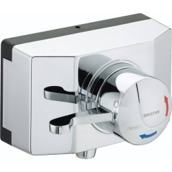 Bristan Opac Exposed Shower Valve with Lever Handle and Shroud