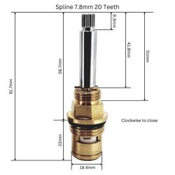 Bristan Quarter Turn CD Valve Pair