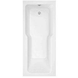 Essential Newham 1700 x 750mm Straight Shower Bath