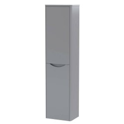 Nuie Lunar 350mm Grey Wall Hung Tall Unit Single Door