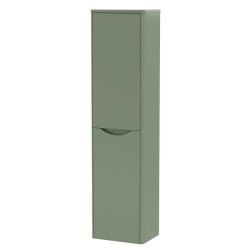 Nuie Lunar 350mm Green Wall Hung Tall Unit Single Door