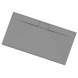 Veloce Uno 2000 x 900mm Grey Rectangular Shower Tray