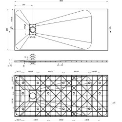 Veloce Uno 1800 x 800mm White Rectangular Shower Tray