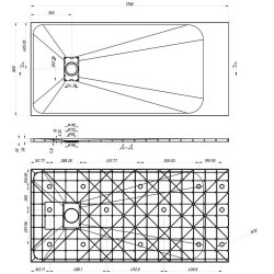 Veloce Uno 1700 x 800mm White Rectangular Shower Tray