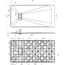 Veloce Uno 1600 x 800mm White Rectangular Shower Tray