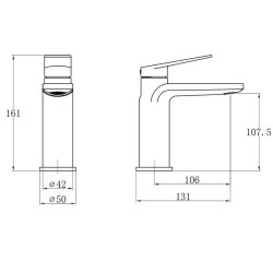 Trisen Roveri Chrome Basin Mixer