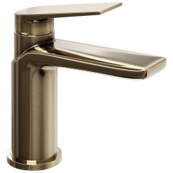 Trisen Roveri Brushed Brass Mini Basin Mixer