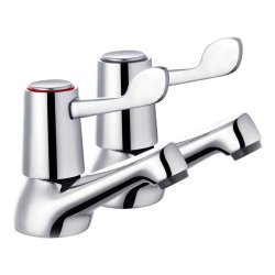 Trisen Chrome Lever Bath Taps