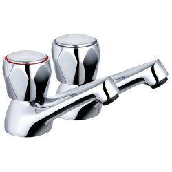 Trisen Chrome Club Basin Taps