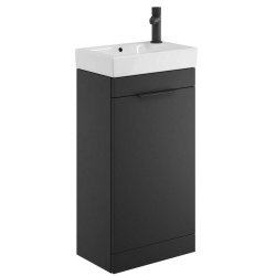 Scudo Esme 450mm Basin and Cloakroom Vanity Unit in Matt Black