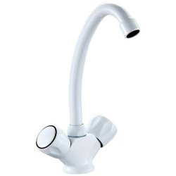 Trisen White Club Kitchen Mixer Tap