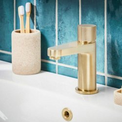 Scudo KOKO Brushed Brass Mini Mono Basin Mixer