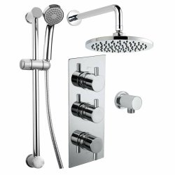 Trisen Nalor Chrome Concealed Thermostatic Shower Set