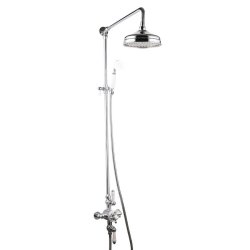 Trisen Shalma Chrome Traditional Exposed Thermostatic Shower Set