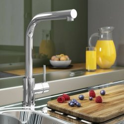 Trisen Adria Chrome Single Lever Kitchen Mixer