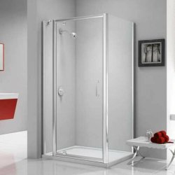 Merlyn Ionic Express 900mm to 960mm Pivot Shower Door & Inline Panel