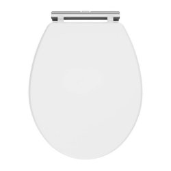 Nuie Classique White Round Quick Release Soft Close Toilet Seat