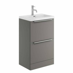 Scudo Muro Plus 500mm Dust Grey Floorstanding Vanity Unit and Basin