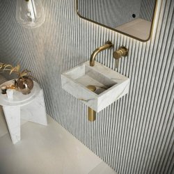 Scudo Sanctuary Arabescato White Cloakroom Marble Basin