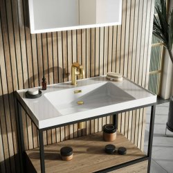 Scudo Boho 800mm Floorstanding Basin with Drawer and Frame