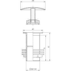 Nuie Free Running Unslotted Basin Waste