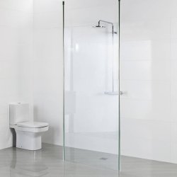 Roman Haven 10mm Select 1100mm Wetroom Linear Panel Chrome