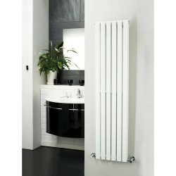 Nuie Sloane White 1500 x 354mm Vertical Single Panel Radiator