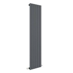 Nuie Sloane Anthracite 1500 x 354mm Vertical Single Panel Radiator